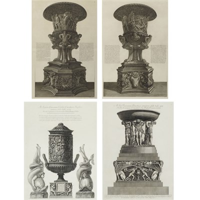 Lot 248 - Giovanni Battista Piranesi [URN AND VASE...