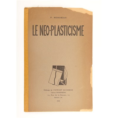 Lot 244 - MONDRIAN, PIET Le Neo-Plasticism. Paris:...
