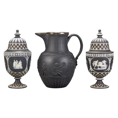 Lot 290 - Wedgwood Black Basalt Jug Circa 1790-1800...