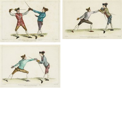 Lot 249 - After J. Gwyn [FENCING STUDIES] Three...