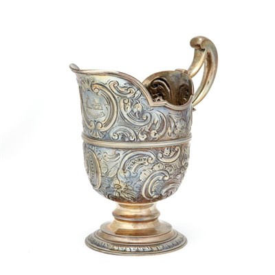 Lot 312 - George III Silver Ewer W&J Priest, London,...