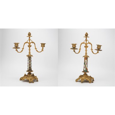 Lot 117 - Pair of Transitional Louis XV/XVI Style...