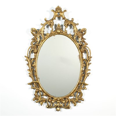 Lot 540 - George III Carved and Gilt-Wood Mirror Circa...