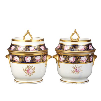 Lot 562 - Pair of Spode Porcelain Ice Pails Early 19th...