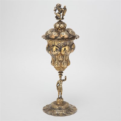 Lot 245 - Continental Silver-Gilt Pokal Late 19th...