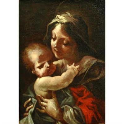 Lot 24 - Attributed to Pietro Faccini Madonna and Child...