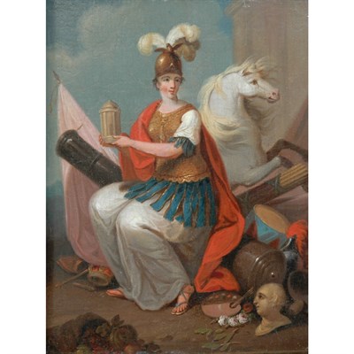 Lot 98 - English School Early 19th Century Minerva as...