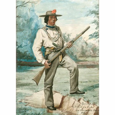 Lot 53 - Alexandre Homo French, 1840-1889 Chief de la...