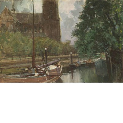 Lot 75 - Francis Hopkinson Smith American, 1838-1915...