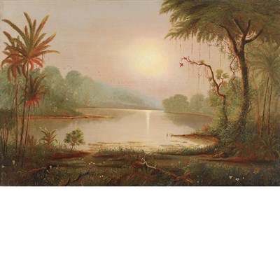Lot 47 - Attributed to Norton Bush Tropical Landscape...