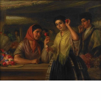 Lot 15 - George Henry Hall American, 1825-1913 The...