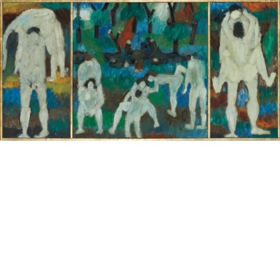 Lot 130 - Jan Muller American, 1922-1958 Bacchanale:...