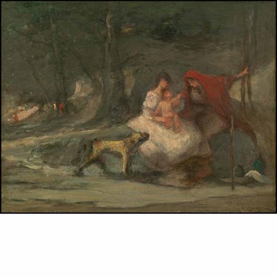 Lot 10 - Robert Loftin Newman American, 1827-1912 The...