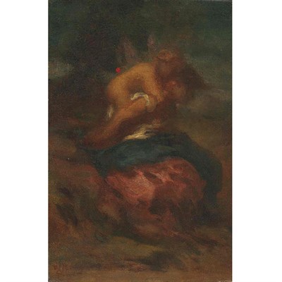 Lot 51 - Robert Loftin Newman American, 1827-1912 Woman...