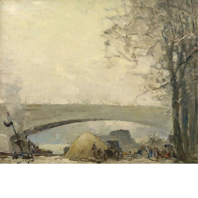Lot 74 - Chauncey Foster Ryder American, 1868-1949 Quai...