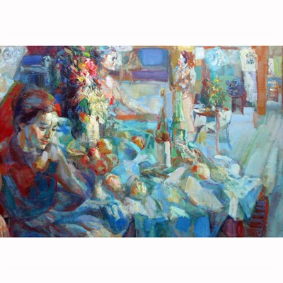 Lot 78 - Anthony Toney American, 1913-2004 Friend, 1966...