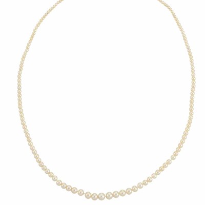 Lot 611 - Loose Strand of Natural Pearls