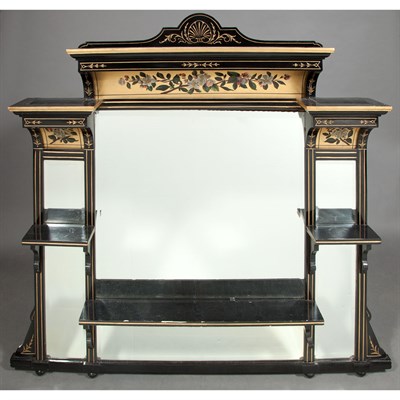 Lot 456 - Aesthetic Movement Painted and Ebonized...