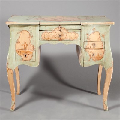 Lot 109 - Rococo Style Painted Lady's Dressing Table In...