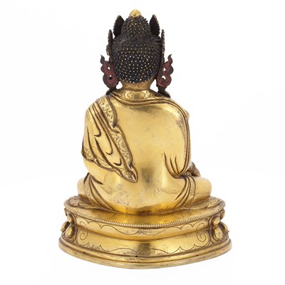 Lot 78 - Sino-Tibetan Gilt-Bronze Seated Tara 18th...