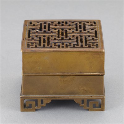 Lot 112 - Chinese Bronze Incense Burner 19th Century Of...