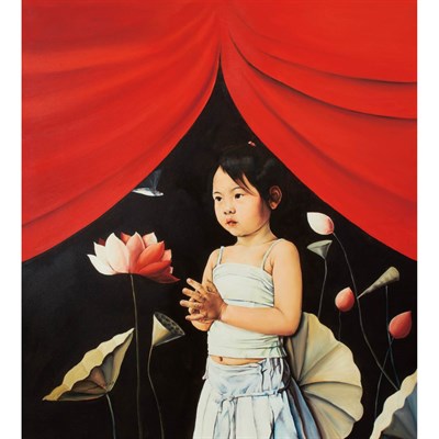 Lot 122 - Xiao Se Chinese, b. 1970 Pray and Wish (Young...