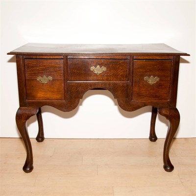Lot 145 - Georgian Style Oak Dressing Table Height 31...
