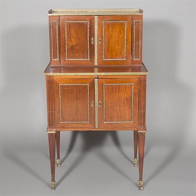 Lot 160 - Louis XVI Style Gilt-Brass Mounted Mahogany...