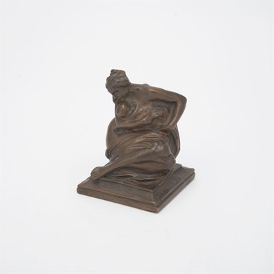 Lot 312 - American Bronze Figure of a Mother and Child...