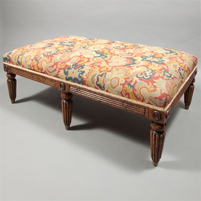 Lot 132 - William IV Style Needlepoint Upholstered...