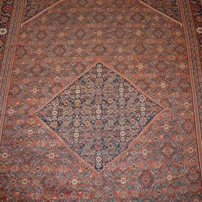 Lot 287 - Mahal Carpet Circa 1925 The central diamond...