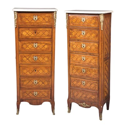 Lot 458 - Pair of Transitional Louis XV/XVI Style Metal...