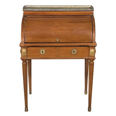Lot 495 - Louis XVI Style Gilt-Metal Mounted Mahogany...