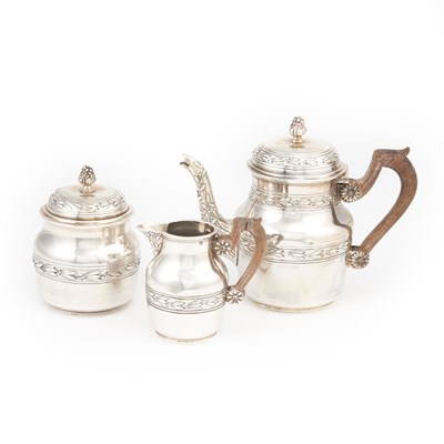 Lot 484 - French Silver Bachelor's Tea Service L. Lapar,...