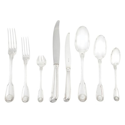 Lot 262 - Puiforcat Silver Flatware Service 20th Century...