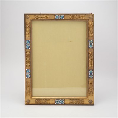 Lot 147 - Neoclassical Style Embossed Gilt-Metal...