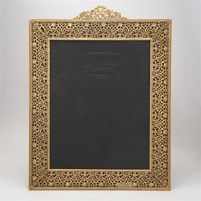 Lot 147 - Neoclassical Style Embossed Gilt-Metal...