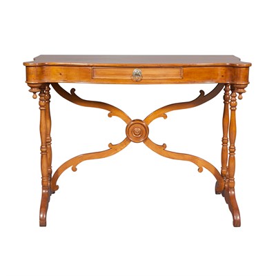 Lot 435 - Pair of English Maple Consoles Height 32...