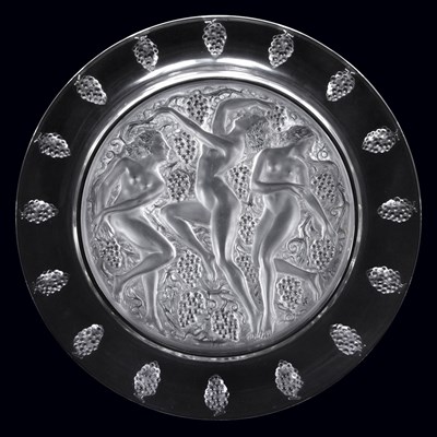 Lot 379 - Lalique Molded Glass Cote D'Or Dish Marcilhac...