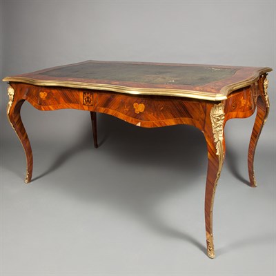 Lot 122 - Louis XVI Style Gilt-Metal Mounted Marquetry...