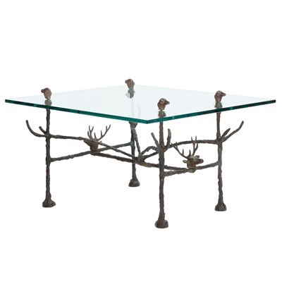 Lot 229 - Diego Giacometti Swiss, 1902-1985 Trapezoidal...