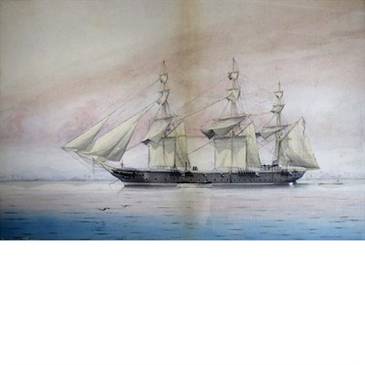 Lot 28 - Mackenzie Thomson British, fl. 1870-1892 H.M.S....