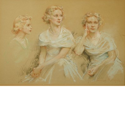 Lot 50 - Henri-Paul Royer French, 1869-1938 Portrait of...