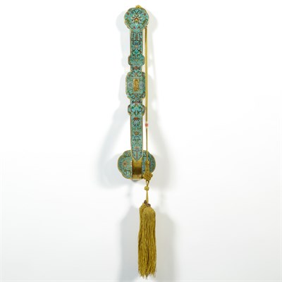 Lot 75 - Chinese Cloisonne Sceptre 19th/20th Century...