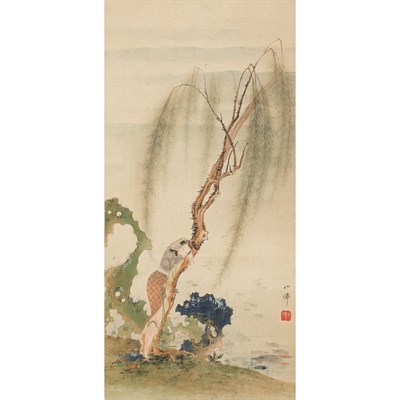 Lot 285 - Attributed to Hu Ye Fu Hanging scroll, a...