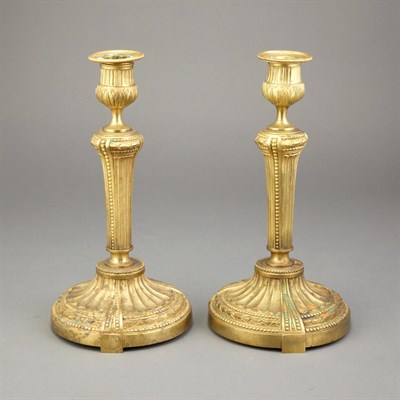 Lot 567 - Pair of Louis XVI Style Gilt-Bronze...