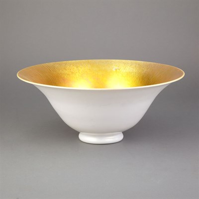 Lot 448 - Steuben Gold Aurene and Calcite Glass Center...