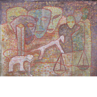 Lot 79 - Petra Petitpierre Swiss, 1905-1959 Circus,...