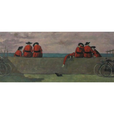 Lot 9 - Nino Caffe Italian, 1909-1975 The Fallen Hat...