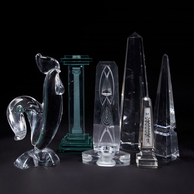 Lot 148 - Group of Glass Articles Comprising a set of...